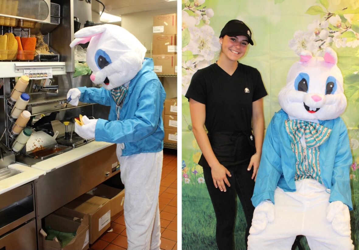 Sunday Fun Day Easter Bunny Delights at Deptford Taco Bell Summerwood